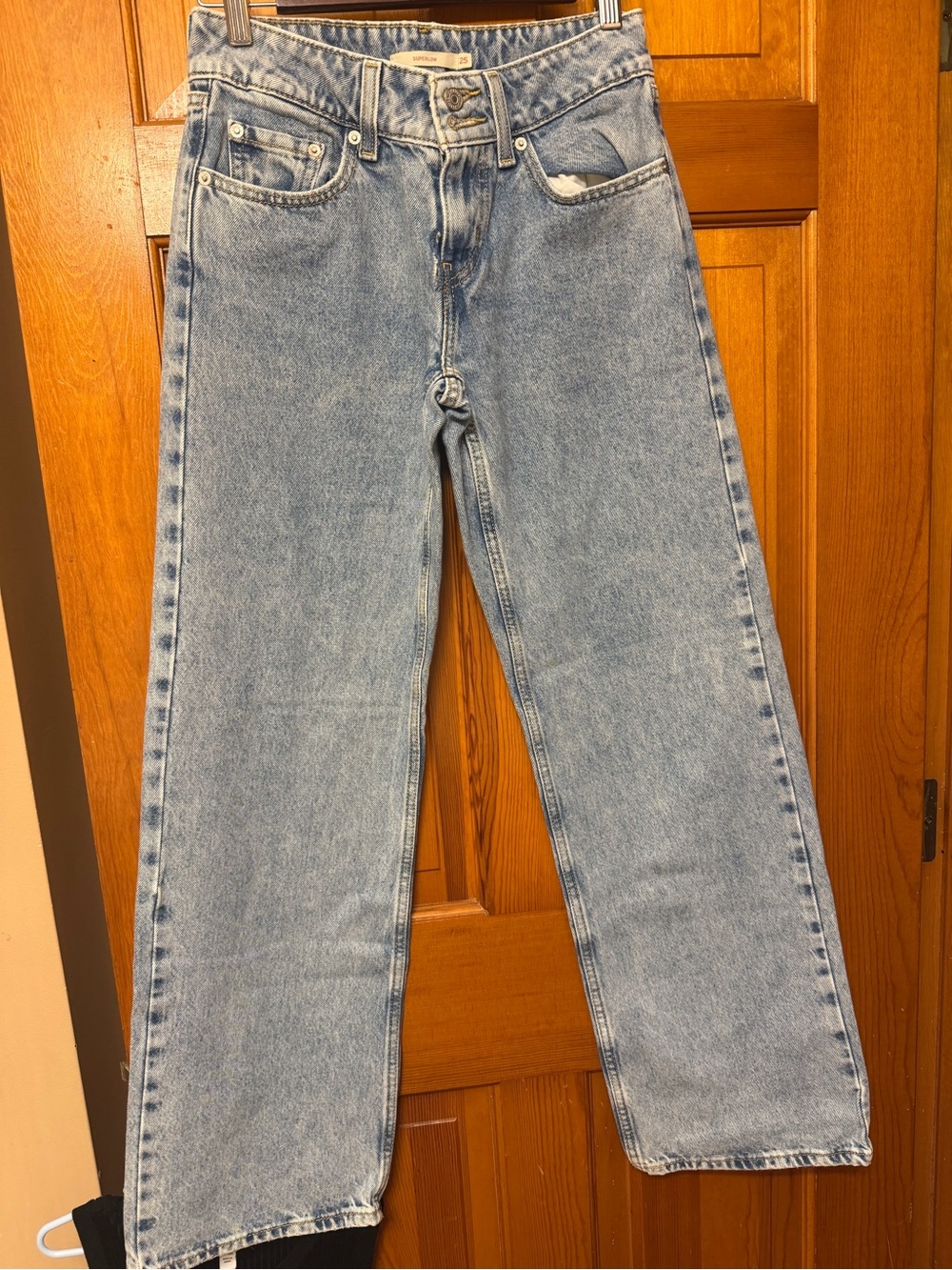 Signature by Levi Strauss Light Blue High-Rise Straight Jeans